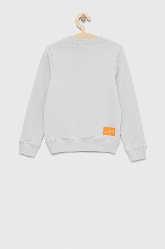 Calvin Klein Jeans bluza bawełniana dziecięca IU0IU00162.PPYX szary SS23