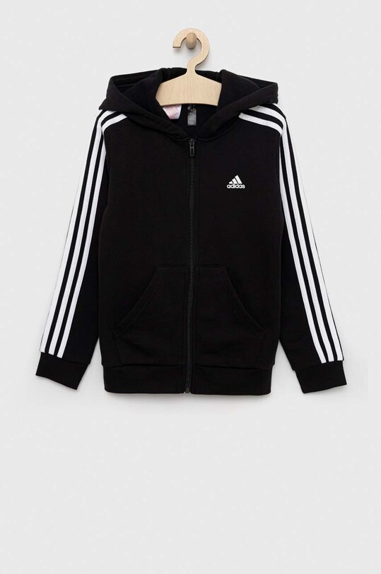 Дитяча кофта adidas U 3S FL FZ HR6331 чорний SS23