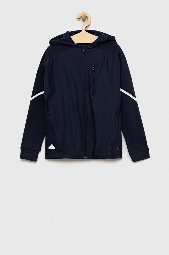 Дитяча кофта adidas B D4GMDY FZ візерунок темно-синій HR6278