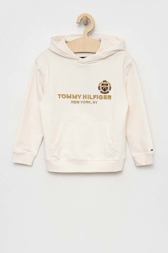 Παιδική μπλούζα Tommy Hilfiger στάμπα μπεζ KB0KB07954.PPYX