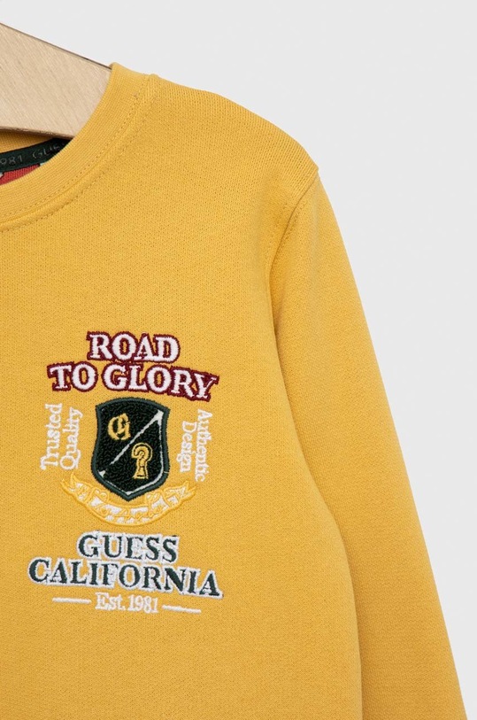 Мальчик Детская хлопковая кофта Guess L3RQ01.KBLB0.PPYX жёлтый