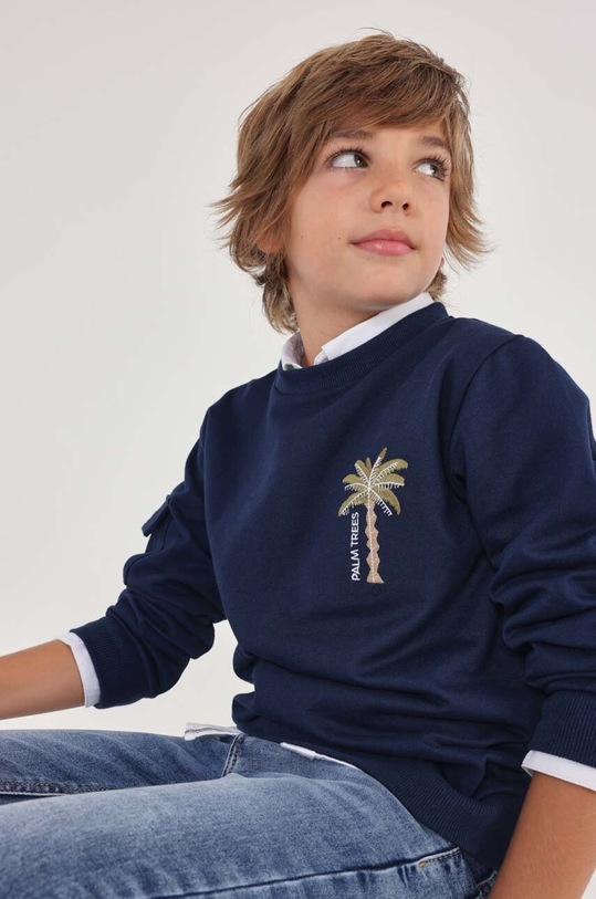 Mayoral bluza dziecięca 6440.7B.JUNIOR granatowy SS23