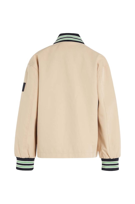 Chłopiec Tommy Hilfiger kurtka bomber dziecięca KB0KB08225.PPYX beżowy