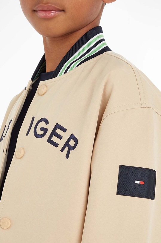 Tommy Hilfiger kurtka bomber dziecięca KB0KB08225.PPYX beżowy