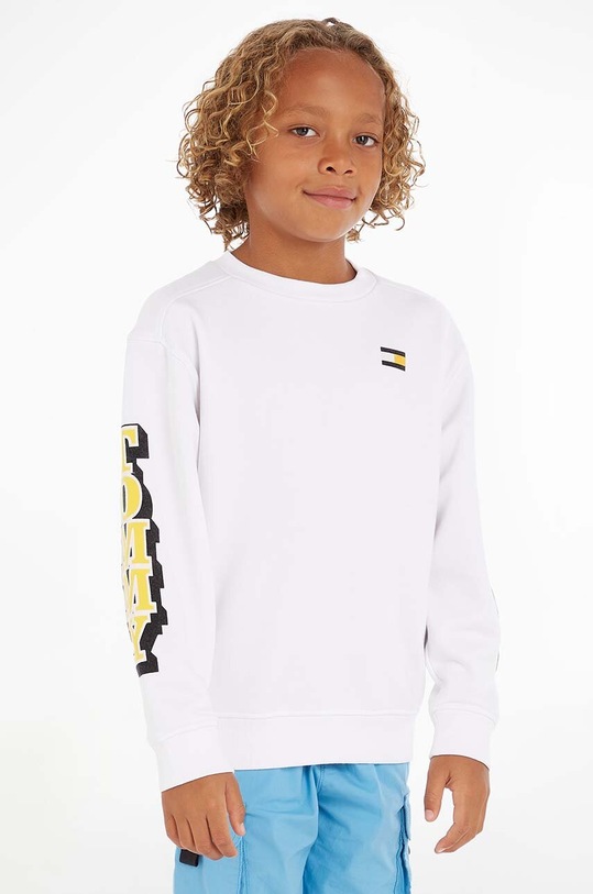Tommy Hilfiger bluza dziecięca pozostałe biały KB0KB08184.PPYX