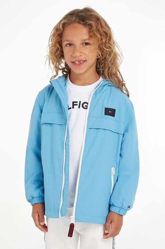 Детско яке Tommy Hilfiger без изолация син KS0KS00366.PPYX