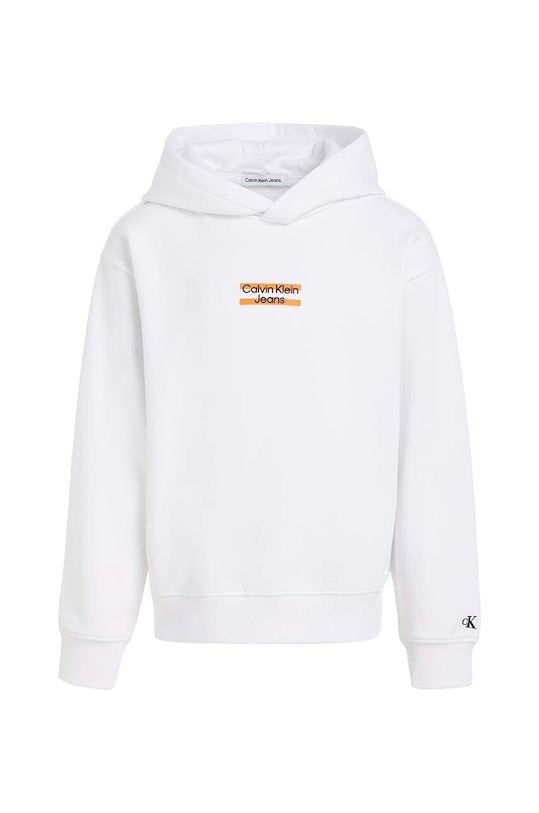Calvin Klein Jeans bluza bawełniana dziecięca IB0IB01628.PPYX biały SS23