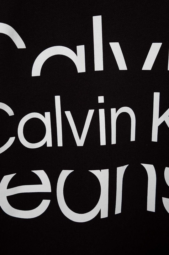 Chłopiec Calvin Klein Jeans bluza bawełniana dziecięca IB0IB01629.PPYX czarny