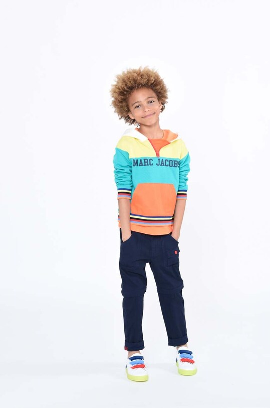 Marc Jacobs bluza dziecięca z kapturem zielony W25573.114.150
