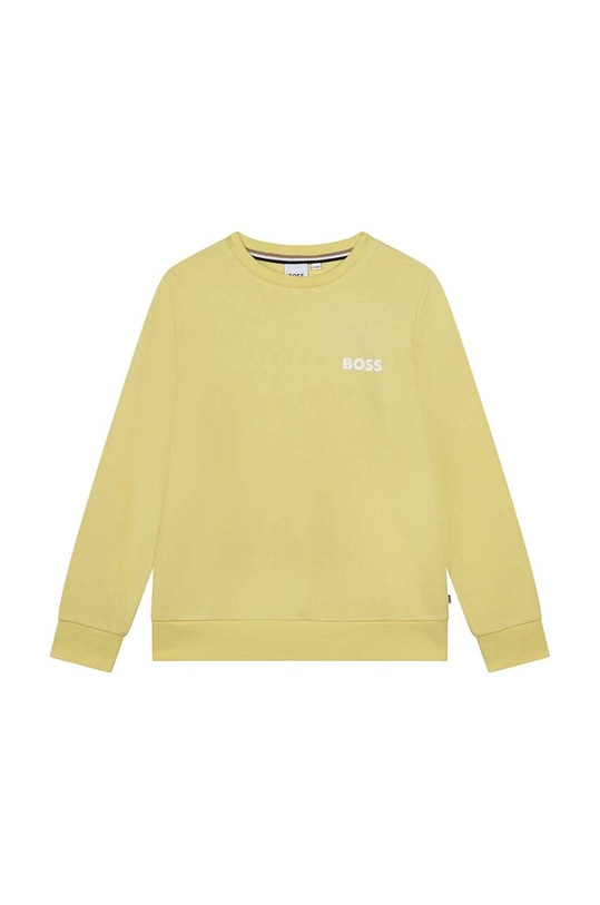 BOSS bluza dziecięca pozostałe żółty J25O43.114.150