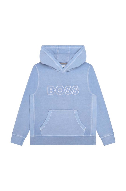 BOSS bluza bawełniana dziecięca J25O47.162.174 niebieski SS23