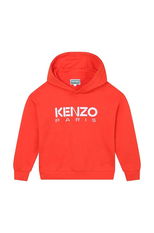 Παιδική βαμβακερή μπλούζα Kenzo Kids στάμπα κόκκινο K25763