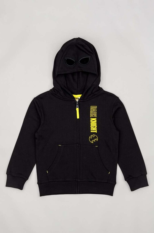 zippy bluza bawełniana dziecięca nadruk czarny ZKBAP0201.23006
