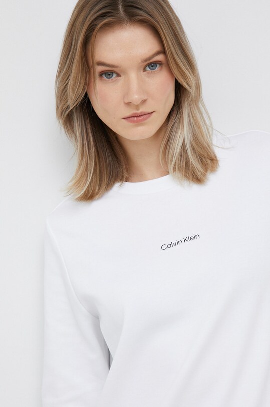 Calvin Klein bluza K20K205453.PPYX biały