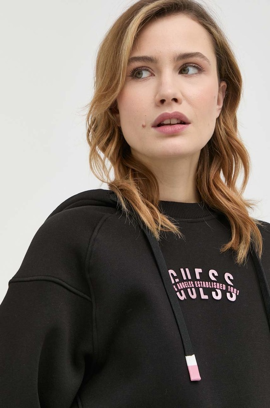 Guess bluza negru W3RQ07.K9Z21