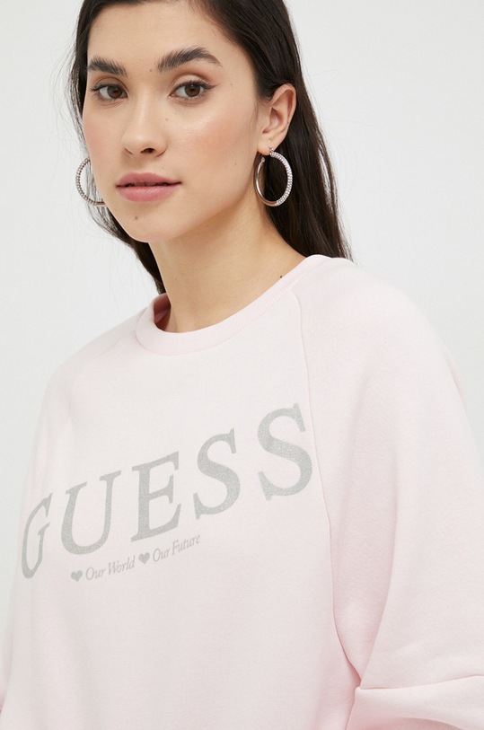Guess bluza różowy W3RQ11.KB683