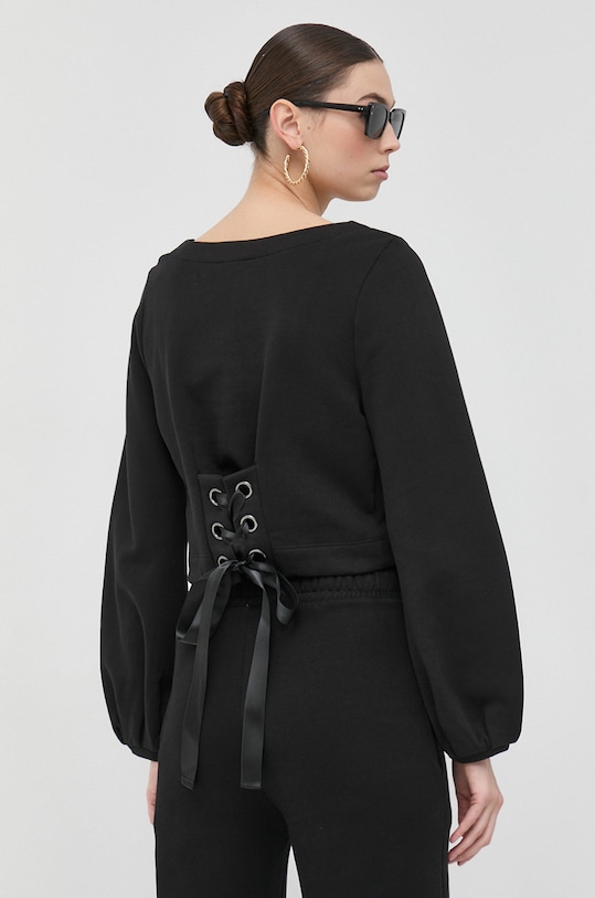Одяг Бавовняна кофта Guess W3RQ14.FL050 чорний