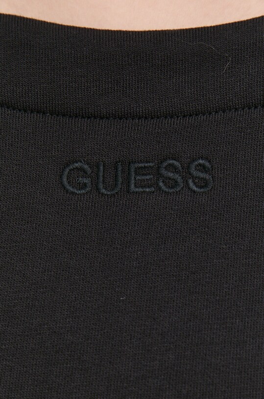 Guess bluza bawełniana W3RQ14.FL050 czarny