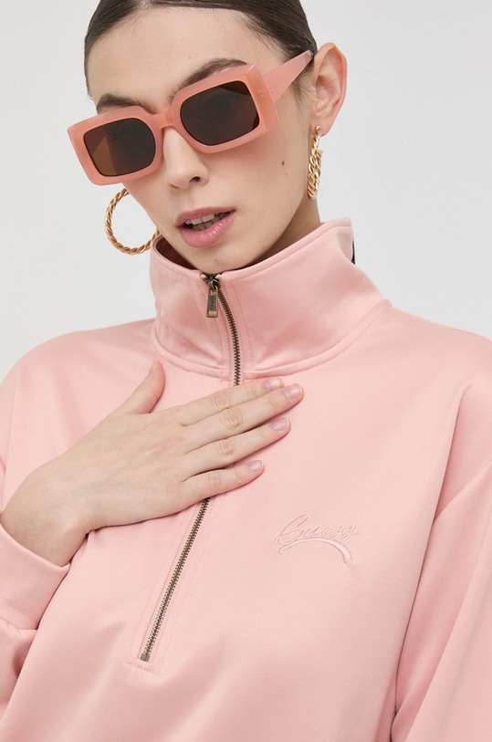 Mikina Guess růžová W3RQ12.KB7K2