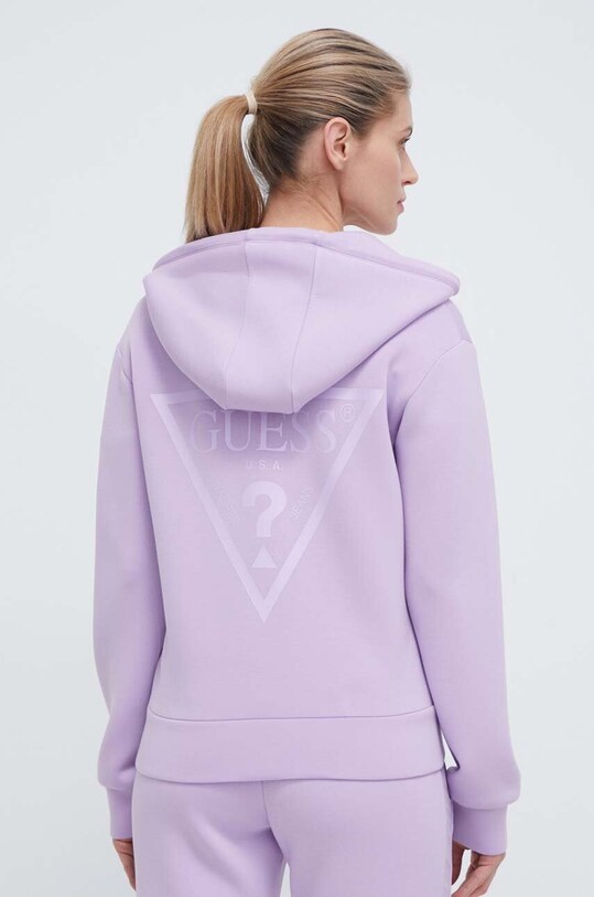 Odzież Guess bluza ALLIE V3RQ11.K7UW2 fioletowy