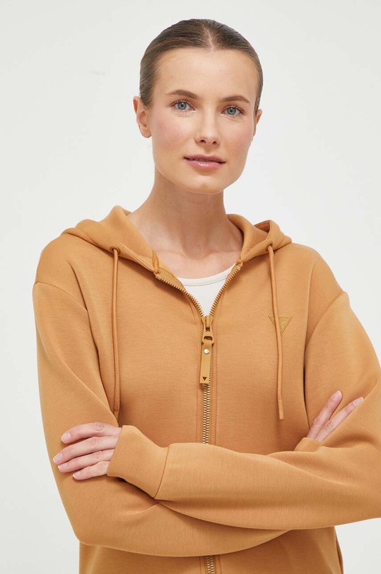 Guess bluza ALLIE brązowy V3RQ11.K7UW2