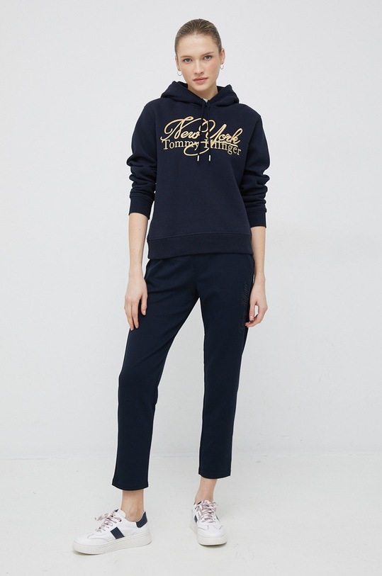 Mikina Tommy Hilfiger WW0WW38266.PPYX námořnická modř SS23