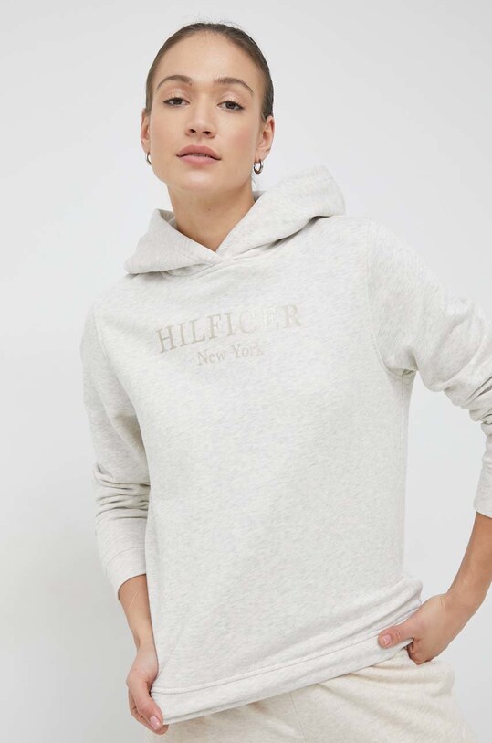 Tommy Hilfiger bluza bawełniana beżowy WW0WW37181.PPYX