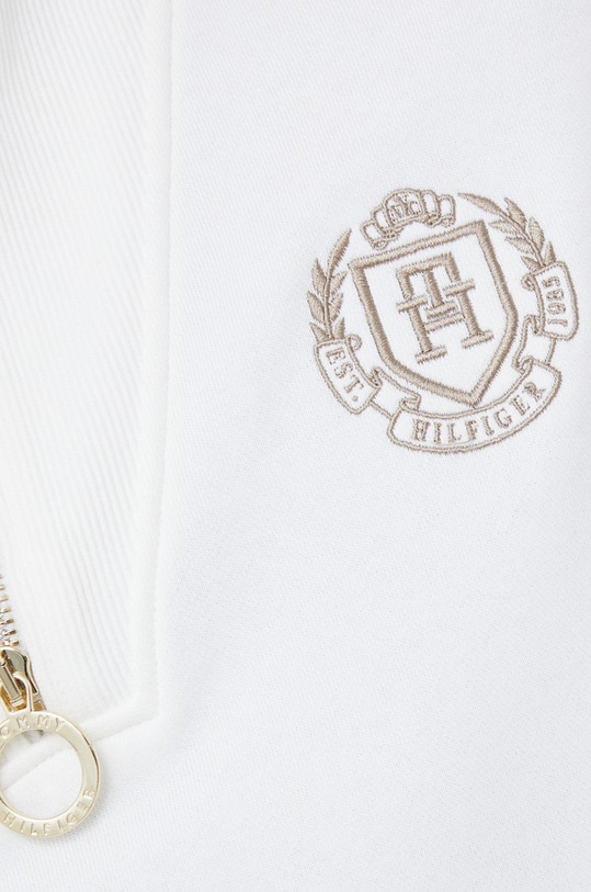 Bavlněná mikina Tommy Hilfiger WW0WW37172.PPYX bílá
