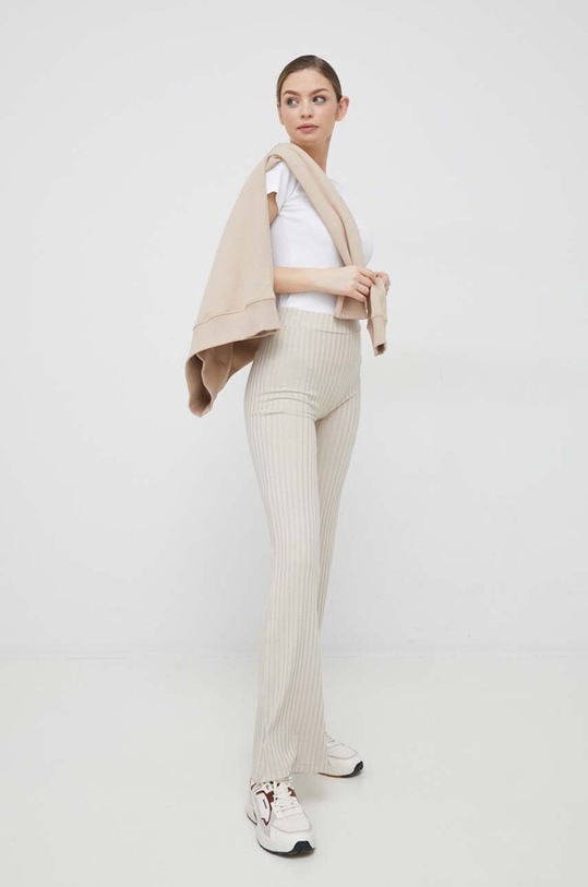 Pamučna dukserica Calvin Klein K20K205328.PPYX bež SS23