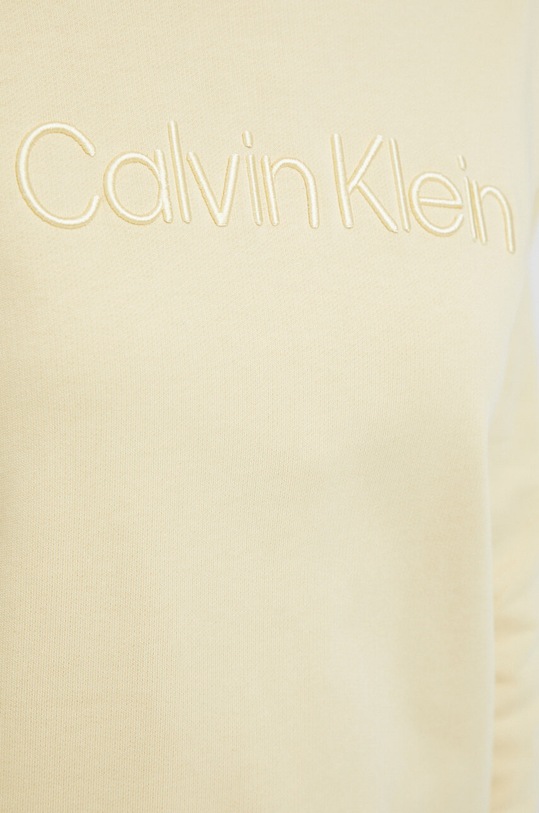 Βαμβακερή μπλούζα Calvin Klein K20K205328.PPYX μπεζ