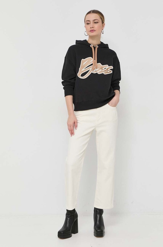 BOSS bluza 50484174 czarny SS23