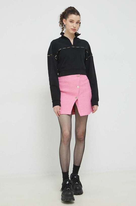HUGO bluza bawełniana 50482938 czarny SS23