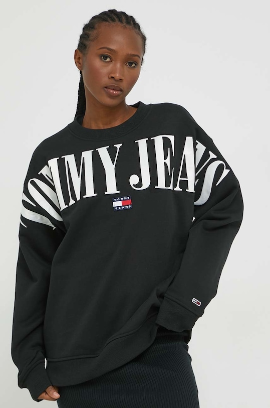 Μπλούζα Tommy Jeans DW0DW15059.PPYX μαύρο SS23
