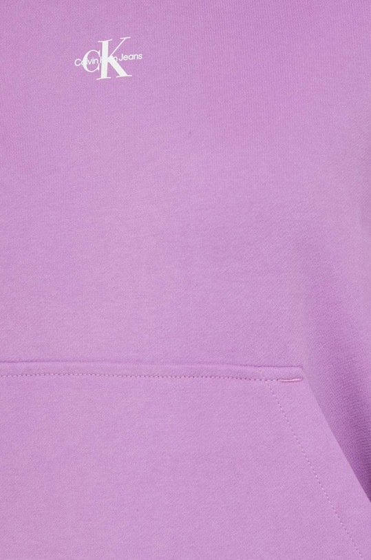 Βαμβακερή μπλούζα Calvin Klein Jeans J20J220434.PPYX μωβ