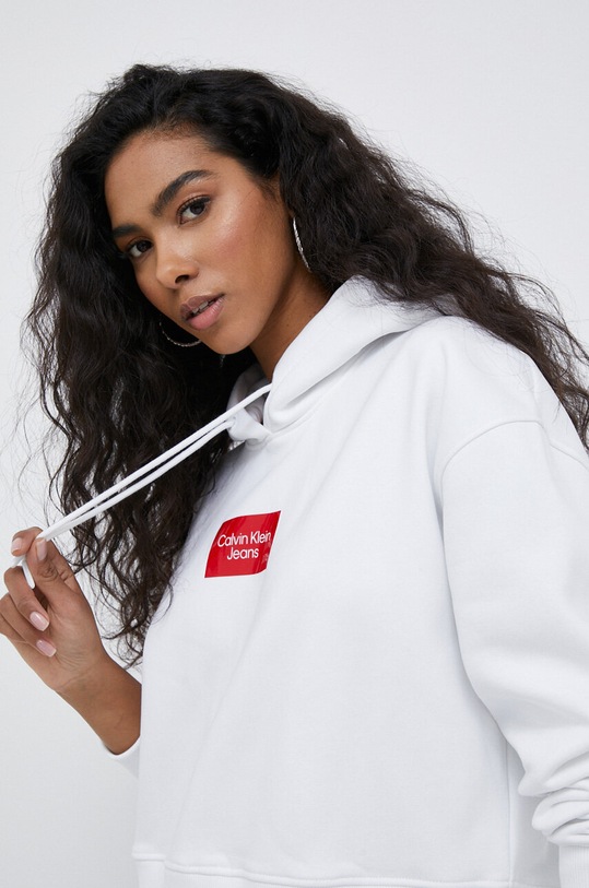 Calvin Klein Jeans bluza alb J20J220561.PPYX