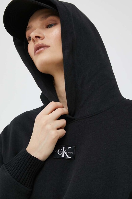 Calvin Klein Jeans hanorac de bumbac J20J220438.PPYX negru
