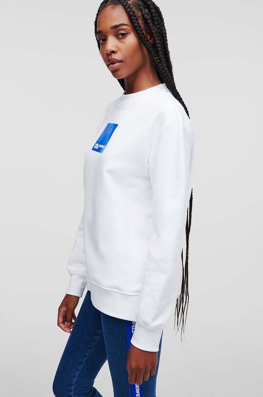 Ρούχα Μπλούζα Karl Lagerfeld Jeans 231J1803 λευκό