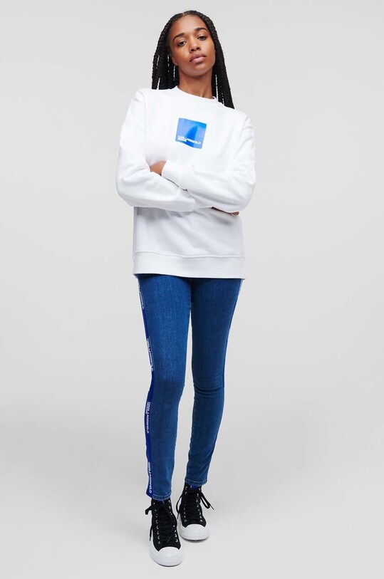 Karl Lagerfeld Jeans bluza 231J1803 biały