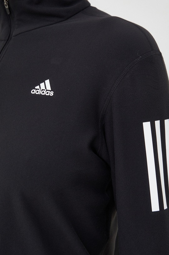 Joggingová mikina adidas Performance own the run HC6330 černá