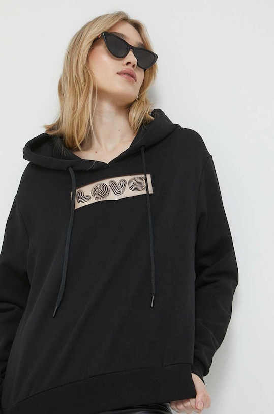 Love Moschino bluza imprimeu negru W.6.497.01.M.4457