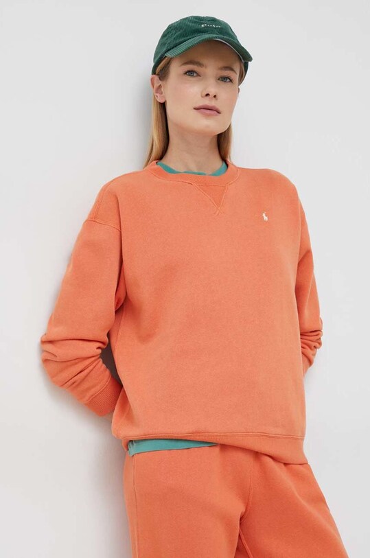 Μπλούζα Polo Ralph Lauren πορτοκαλί 211891557