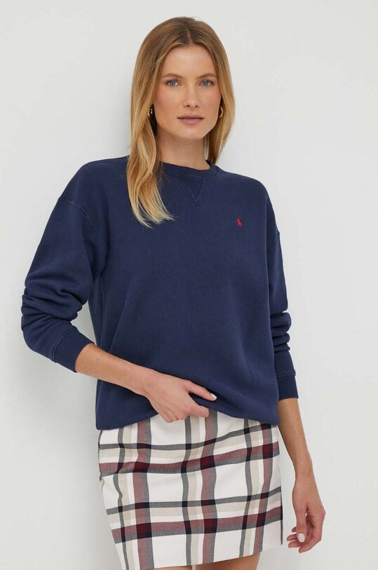 Μπλούζα Polo Ralph Lauren σκούρο μπλε 211891557