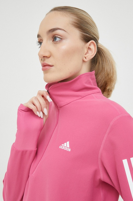 adidas Performance bluza do biegania Own the Run różowy HM4253