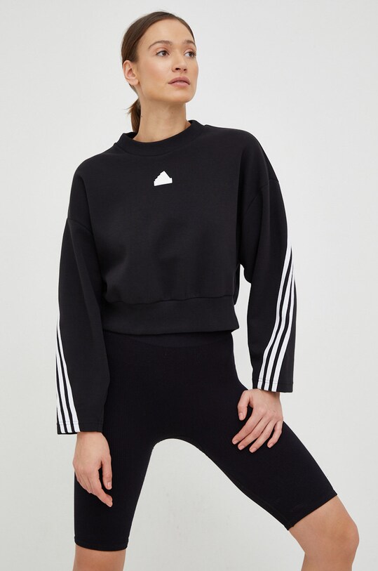 Кофта adidas без капюшона чорний IB8494