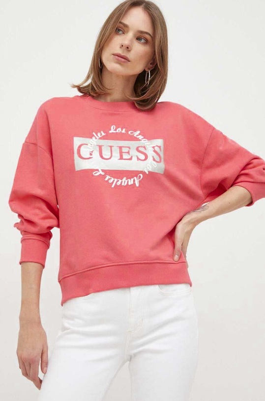 Μπλούζα Guess ροζ W3GQ07.KBK32
