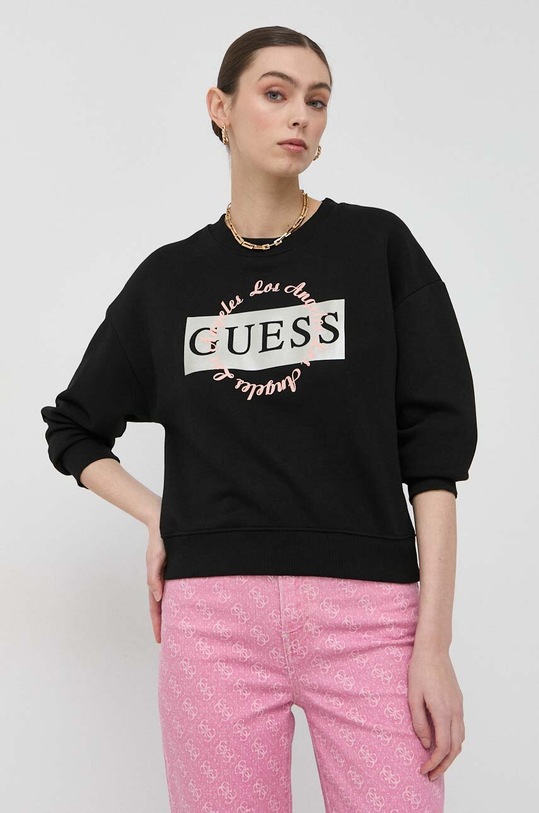 Mikina Guess čierna W3GQ07.KBK32