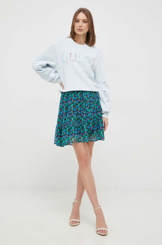 Mikina Guess W3GQ09.KBK32 modrá SS23
