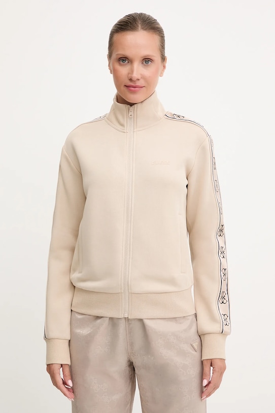 Mikina Guess BRITNEY bez kapuce béžová V2YQ16.KB3P2