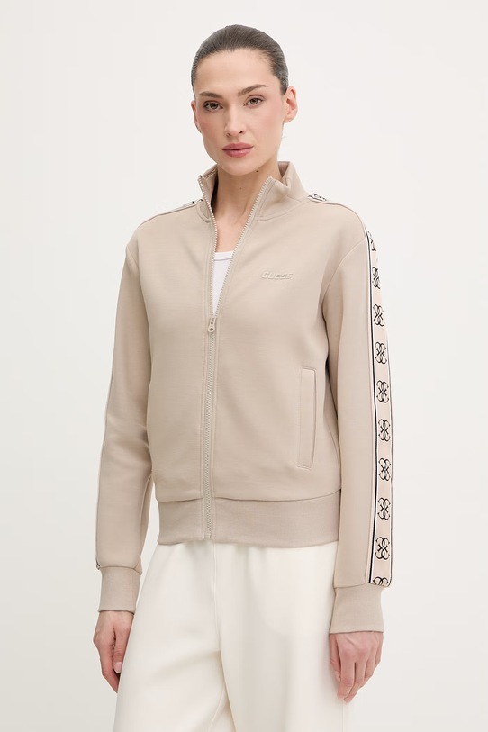 Mikina Guess BRITNEY bez kapuce béžová V2YQ16.KB3P2
