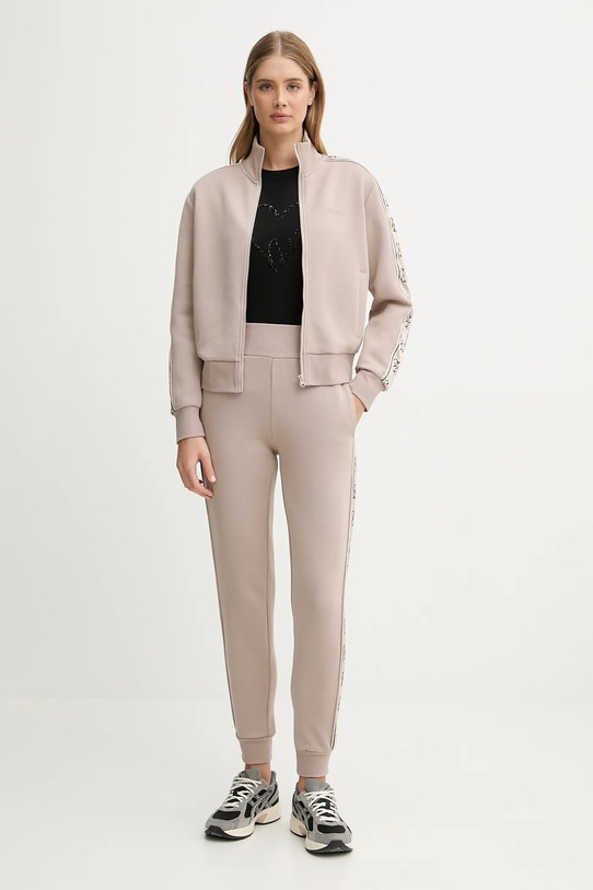 Guess bluza BRITNEY V2YQ16.KB3P2 brązowy AW25